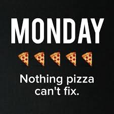 Case Of The Mondays Pizza Can Fix It Order Online Or Through The Doordash Ubereats And Grubhub A Chicago Style Deep Dish Pizza Pizza Funny Barbecue Pizza