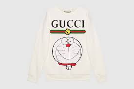 gucci drops collaborative capsule with doraemon monogram sweatshirt gucci cotton sweatshirts