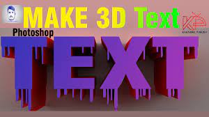 Make 3d Text In Photoshop Urdu Hindi Cartoon Tutorial Photoshop Text 3d Text Photoshop