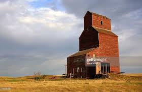Stock Photo Old Grain Elevator On The Great Plains In Saskatchewan Saskatchewan Elevation Old Abandoned Buildings