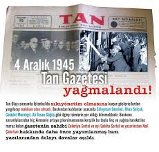 Resmi gazetede yayımlandı.şeklindeki habere çocukluk yıllarımda,ya biz neden eve resmi gazete almıyoruz her artık internetten de takip edilebilen her resmi ilanın kendisinde yayınlandığı gazetedir. Tan Gazetesi Baskini Ve Aziz Nesin In Ey Turk Fasisti Baslikli Yazisi Alevi Haber Agi