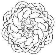 Download een kleurplaat van brawl stars. Malarbilder Brawl Stars Mandala Morning Kids