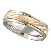 14 Karat White Gold Gent S Wedding Band With Comfort Feel Dame By Camelot Wedding Band Engraving Wedding Bands For Him Wedding Bands