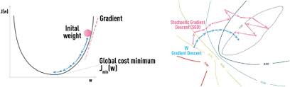 It is basically used for updating the parameters of the learning model. Schematic Of Classical Gradient Descent In 1d Left Panel And Download Scientific Diagram