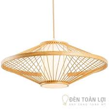 Đèn lồng mây tre hình phi thuyền trang trí thả trần - Đèn Toàn Lợi