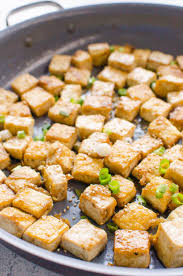 Your Kids Will Call This Easy 20 Minute Crispy Fried Tofu Chicken It S That Good Pan Fried Tofu Fried Tofu Pea Recipes