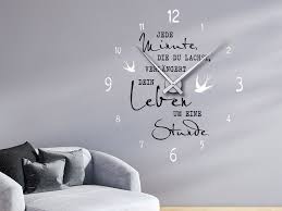 Wandtattoo Uhr Jede Minute Die Du Lachst Wandtattoo De Wandtattoo Uhr Wandtattoo Wandtattoo Spruche