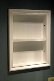 A recessed medicine cabinet needs to be anchored inside the wall to a rectangle of framing, the but this old house general contractor tom silva is more flexible. How To Turn An Old Medicine Cabinet Into Open Shelving