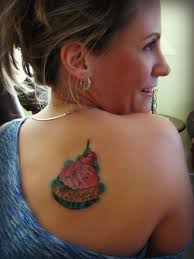 Cupcake tattoo