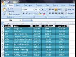 Excel Vba Get Stock Quotes From Yahoo Finance Api