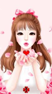 Gambar kartun korea terbaik 2019. Cute Laura Girl Wallpapers Hd Free For Android Apk Download