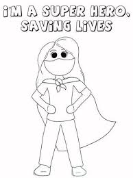Kids Wearing Face Masks Coloring Page In 2020 Coloring Pages School Activities Preschool Activities