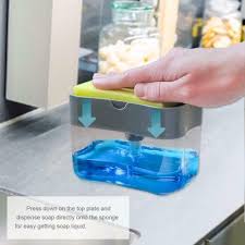 Hanging kitchen baskets are a great place to keep your most commonly used ingredients such as lemons, onions or garlic. Soap Pump Dispenser Sponge Holder For Dish Soap And Sponge For Kitchen Ebay