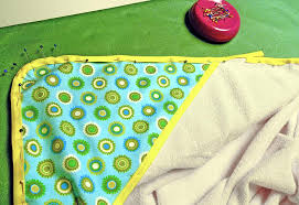 And that's all there is to it! Hooded Baby Bath Towel Matching Bound Washcloth Sew4home