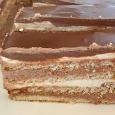 Super Cremig Knackige Butterkeks Nutella Schnitten Rezept Butterkekse Butterkeks Kuchen Ohne Backen Kuchen Und Torten Rezepte