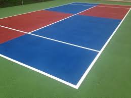 Tennis Court Line Marking in Hale Barns