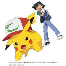 Ash And Pikachu Who Is Wearing Ash S Hat In Battle Ready From Pokemon Pokemon Movies Ash And Pikachu Pokemon
