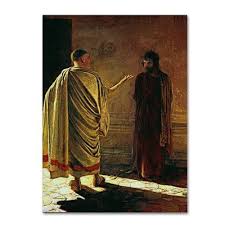 When pilate heard jesus speak of truth, he asked, what is truth? it wasn't an enquiry. Pin On Artwork Religious