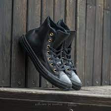 Converse men's chuck 70 goretex waterproof high top sneakers. Women S Shoes Converse Chuck Taylor All Star Winter Knit Fur Hi Black Black Black