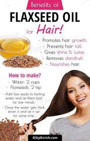 It is used according to the following method: You Will Be Amazed To See The Benefits Of Flaxseed Oil For Hair Flaxseed Oil For Hair Homemade Hair Treatments Homemade Hair Products