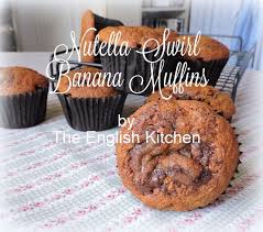 Nutella Swirl Banana Muffins Banana Muffins Nutella Muffins