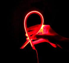 Custom Dynamics Truflex 14 Red Led Motorcycle Accent Light Strip Harley Jt S Cycles