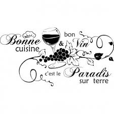 Stickers Citation Bonne Cuisine Stickers Citation Sticker Cuisine Stickers Muraux Cuisine