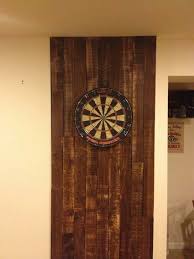 Good Idea For Basement Wood Behind Dart Board Dart Board Dart Board Wall Dart