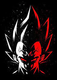 Prince Saiyan Poster By Alberto Perez Displate Dragon Ball Tattoo Dragon Ball Super Manga Dragon Ball Artwork