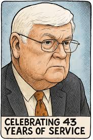 You had a vision that was 50 to 100 years out,” Mayor Dickens said at the  street-renaming ceremony. “We are a better city because of your  leadership."