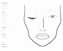 Blank Mac Face Charts In 2019 Makeup Face Charts Mac Face