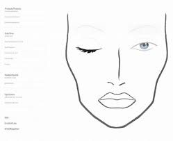 blank mac face charts in 2019 makeup face charts mac face