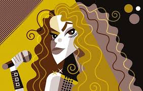Https Www Agoodson Com Gallery Pablo Shakira Low Jpg Funky Art Illustration Colorful Portrait