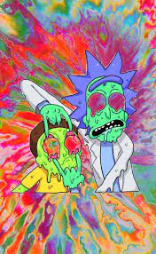 Rick Morty Rick And Morty Rick And Morty Poster Trippy Rick And Morty