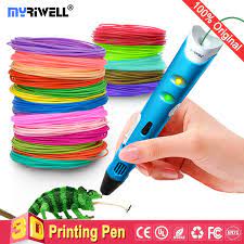 Myriwell 3d Pen 3d Pens 1 75mm Abs Pla Filament 3 D Pen3d Model Creative3d Printing Pen Best Gift For Kids Diy Creative Pen 3d 3d Pens Creative Pen Prints