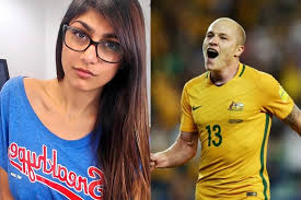 She was a fan of john wall and has supported him. Mia Khalifa Confesses She S A Huge Admirer Of Aussie Footballer Aaron Mooy Man Of Many