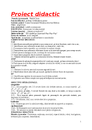 Cele mai interesante stiri despre clasa pregatitoare. Doc Proiect Didactic Comunicare In Limba RomanÄ Cp Pasaila Daria Academia Edu