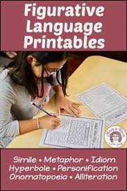 Figurative Language Worksheets And Google Slides For Distance Learning Figurative Language Figurative Language Printable Figurative Language Worksheet