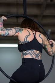 Ariel Dancer Lindsay Maxfield Rehearses Surgical Editorial Stock Photo