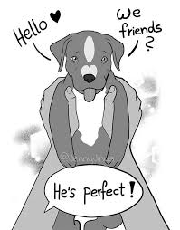 Indeed, many of these children raised by animals would adopt their animal parents' modes of communication: Artist Who Made People Cry With Her Good Boy Comics Just Released A New One About A Dog Says It Was Painful To Draw Bored Panda