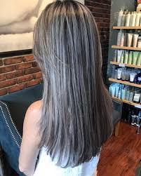 Get a deep side part and worn a bit messy for a romantic and soft look. Buy Black Hair With White Highlights Up To 65 Off