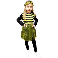 Le dimensioni sono le seguenti: Evrylon Costume Ape Bambina Vestito Carnevale Costumino Taglia L 7 8 Anni Eprice