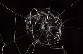 bullet hole in glass 1