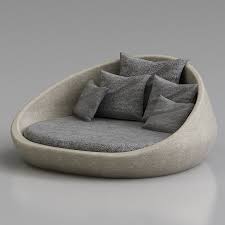 3d Round Sofa Download Furniture 3d Models Round Couch Round Sofa Chair Circle Sofa