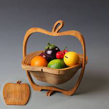 Buy serving fruit bowls and get the best deals at the lowest prices on ebay! Bamboo Fruit Baskets Folded Fashionable Storage Basket Home Decoration Apple Design Collapsible Bamboo Fruit Bowl Storage Baskets Aliexpress