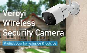 Veroyi Outdoor Security Camera 1080p Wi Fi Home Surveillance Camera Waterproof Bullet Camera With Ir Night Vision Motion Detection 2 Way Audio Remote Amazon De Baumarkt
