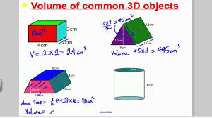 Most people will have come across the term volume and most of them relate it to the level of audio output. Volume 1 Gcse Higher Maths Tutorial 9 Youtube