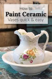 Newest Pic Ceramics Vase Cute Concepts How To Paint Ceramic Vases Quick And Easy Do Dodson Designs C In 2020 Ceramic Painting Ceramic Vases Diy Large Ceramic Vase