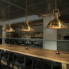 Industrial Antique Gold Pendant Light In Dome Shade 18 Industrial Vintage Pendant Light Gold Pendant Lighting Pendant Light