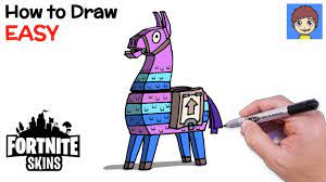 Fortnite update 810 has arrived as version 208 on ps4. How To Draw Fortnite Llama Step By Step Fortnite Skins Drawing Youtube